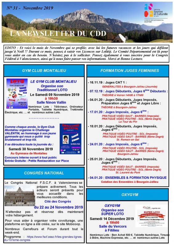 Newsletter n31 page 1