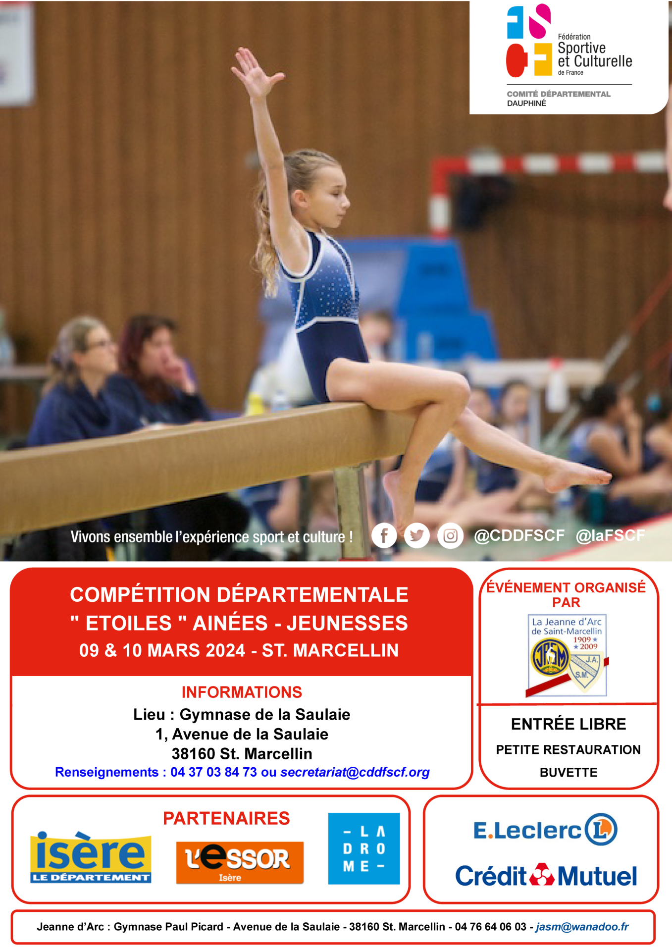 Affiche compet dep etoiles ainees jeunesses 2024