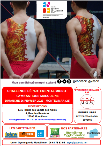 Affiche gm challenge mignot 26 02 2023