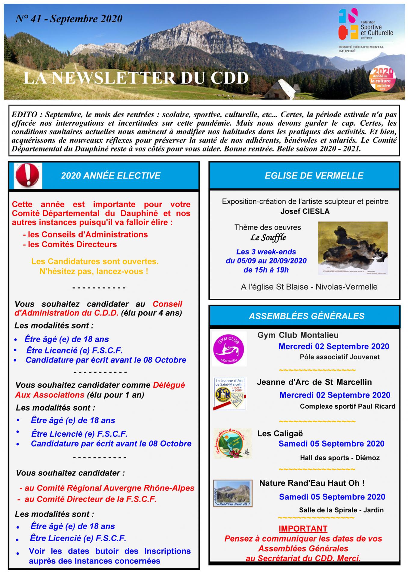 Newsletter n41 page 1