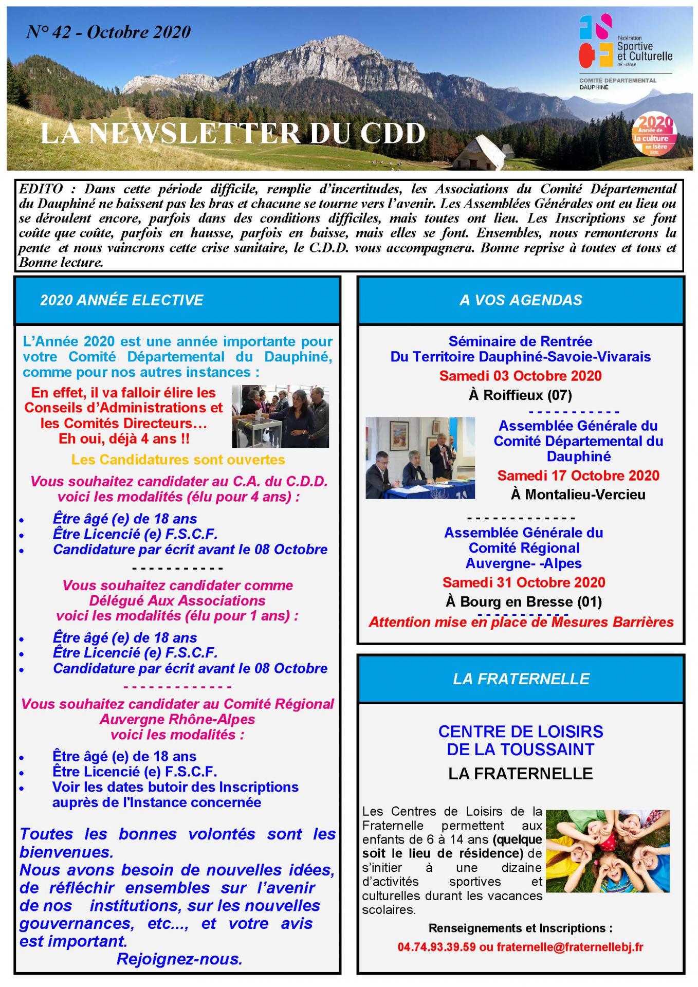 Newsletter n42 page 1