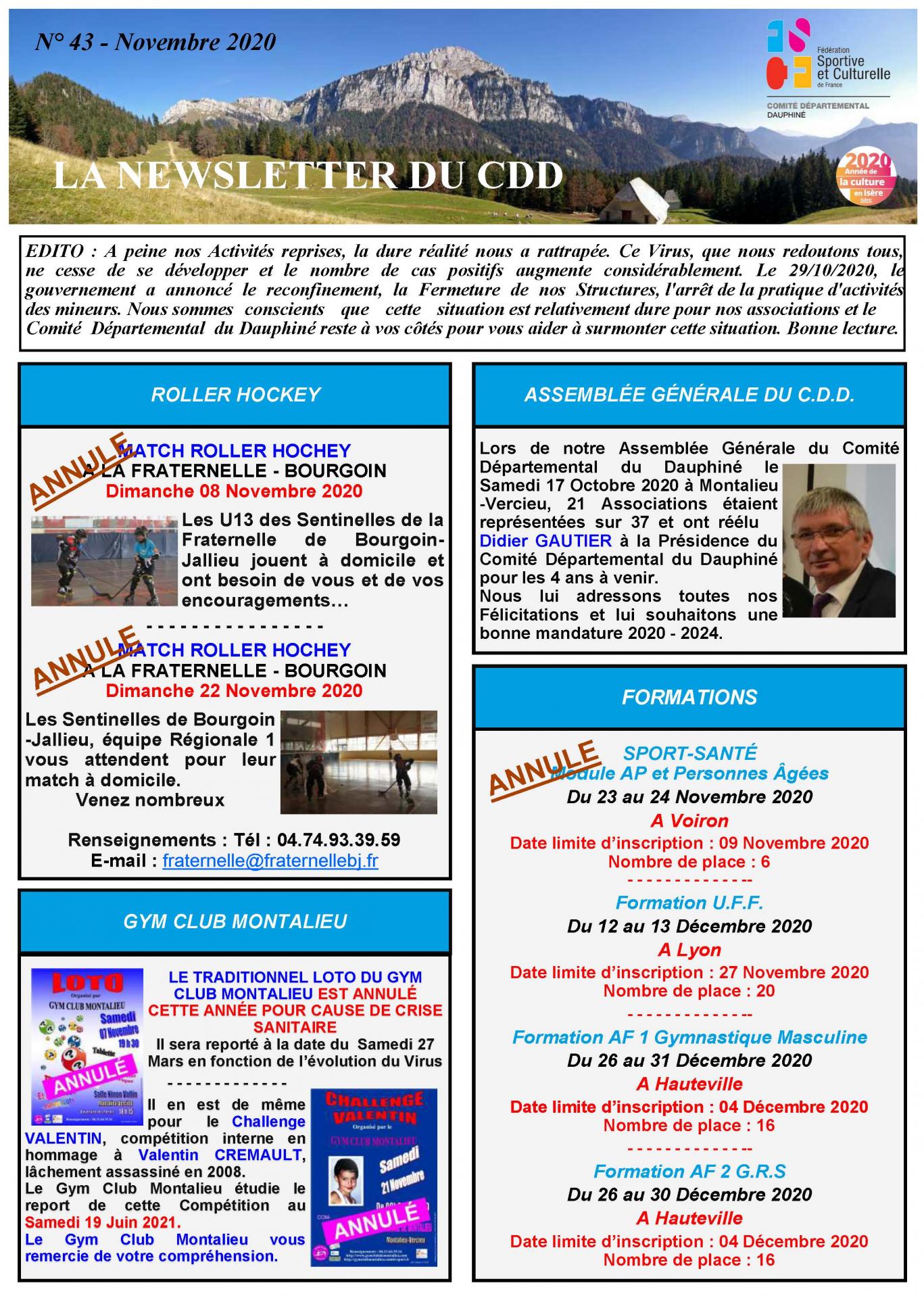 Newsletter n43 page 1