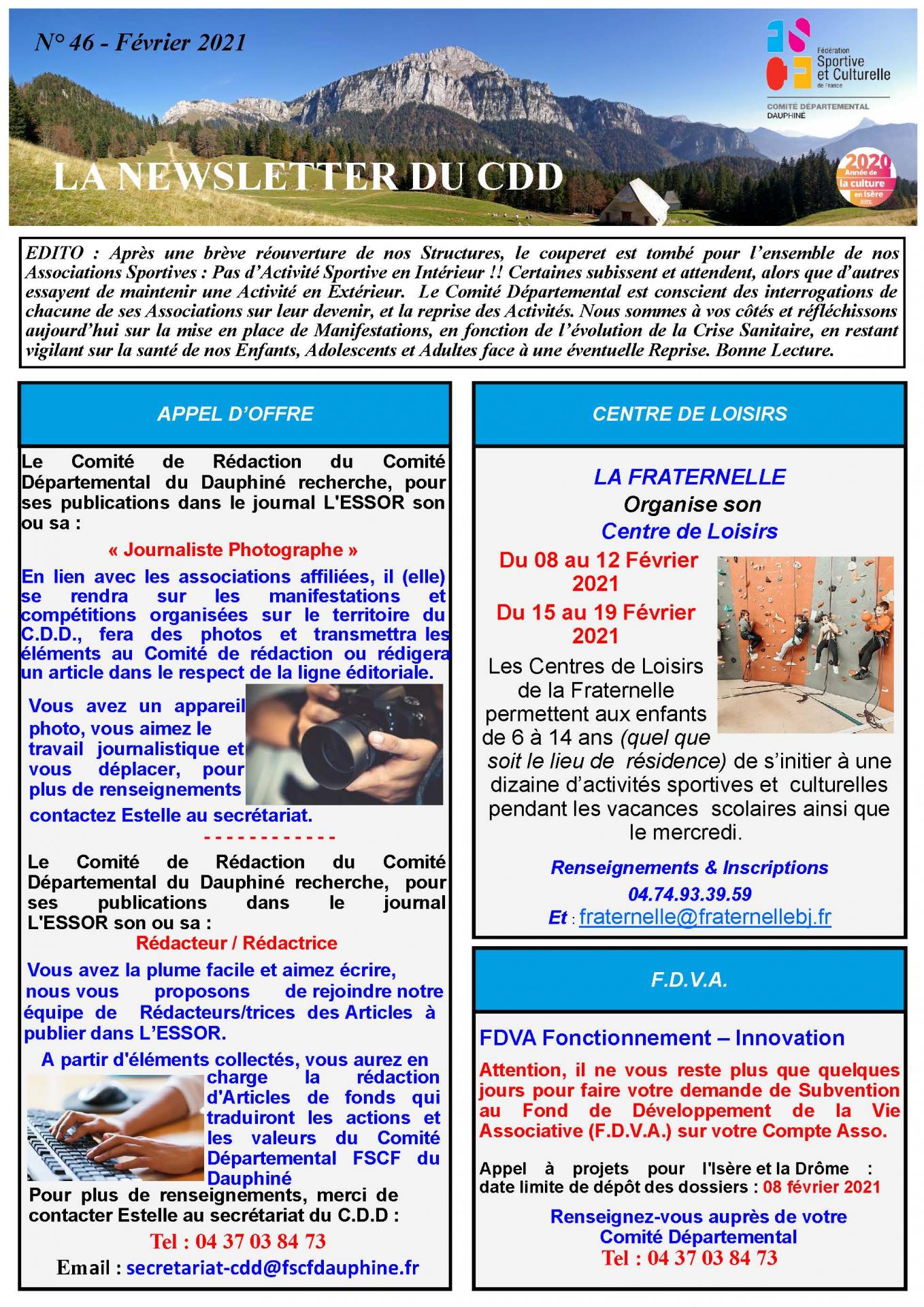 Newsletter n46 page 1