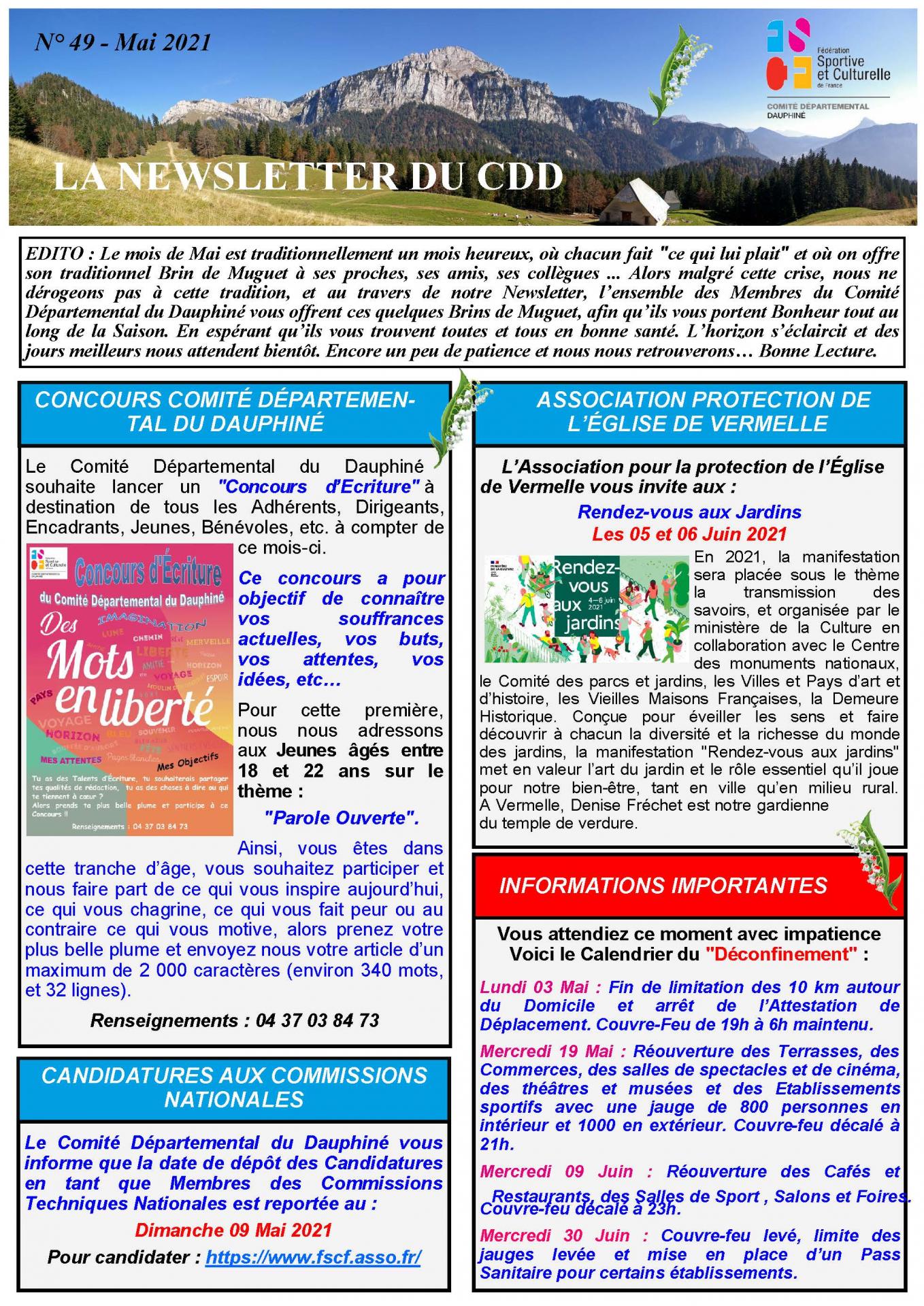 Newsletter n49 page 1