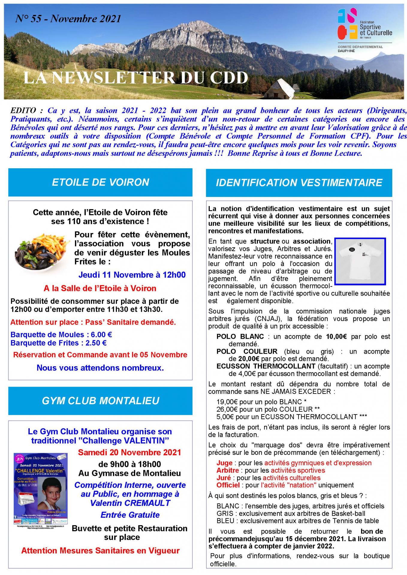 Newsletter n55 11 2021 page 1