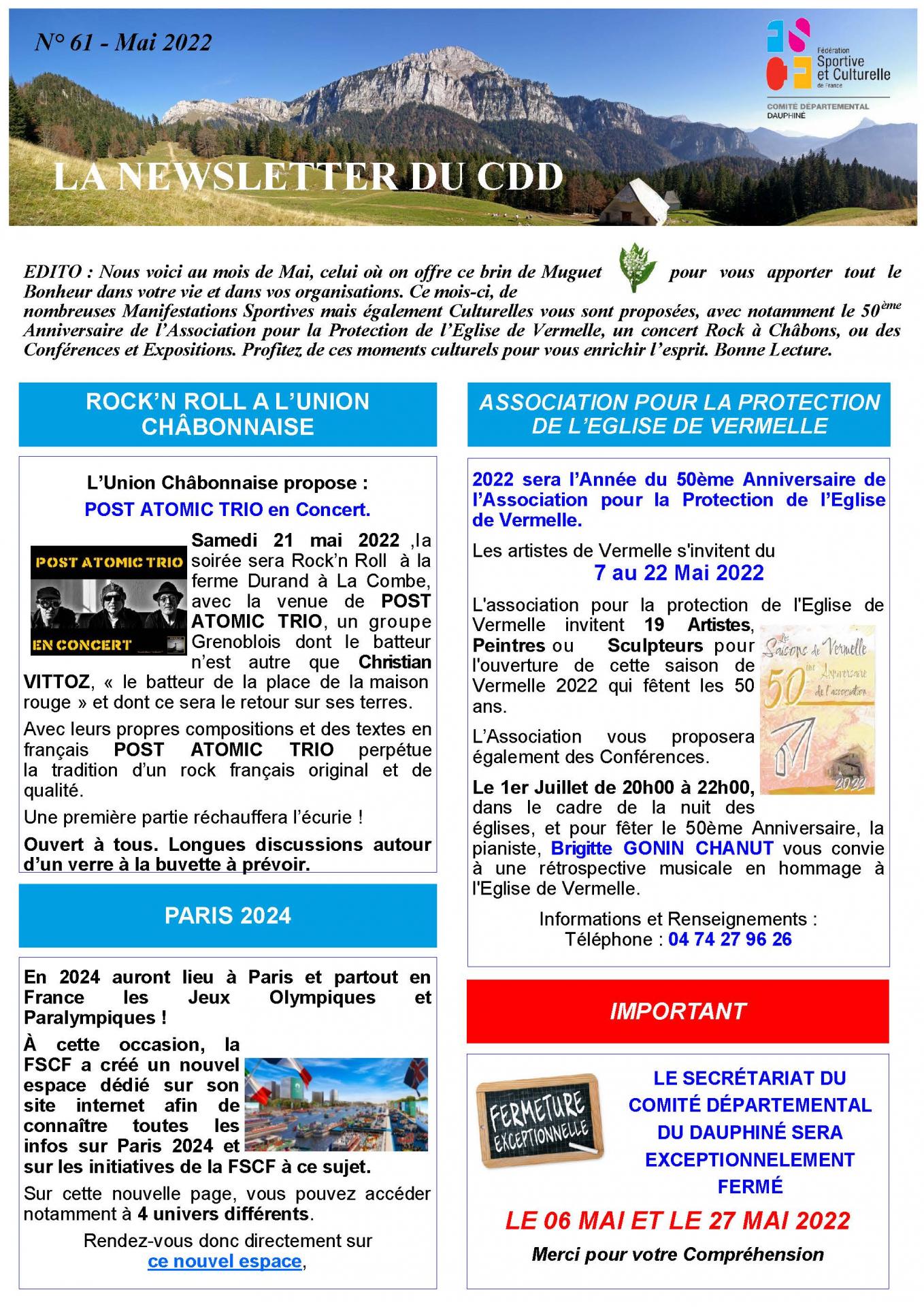 Newsletter n61 05 2022 page 1