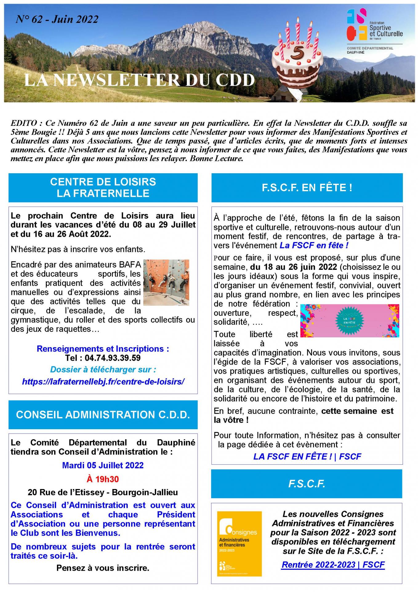 Newsletter n62 06 2022 page 1