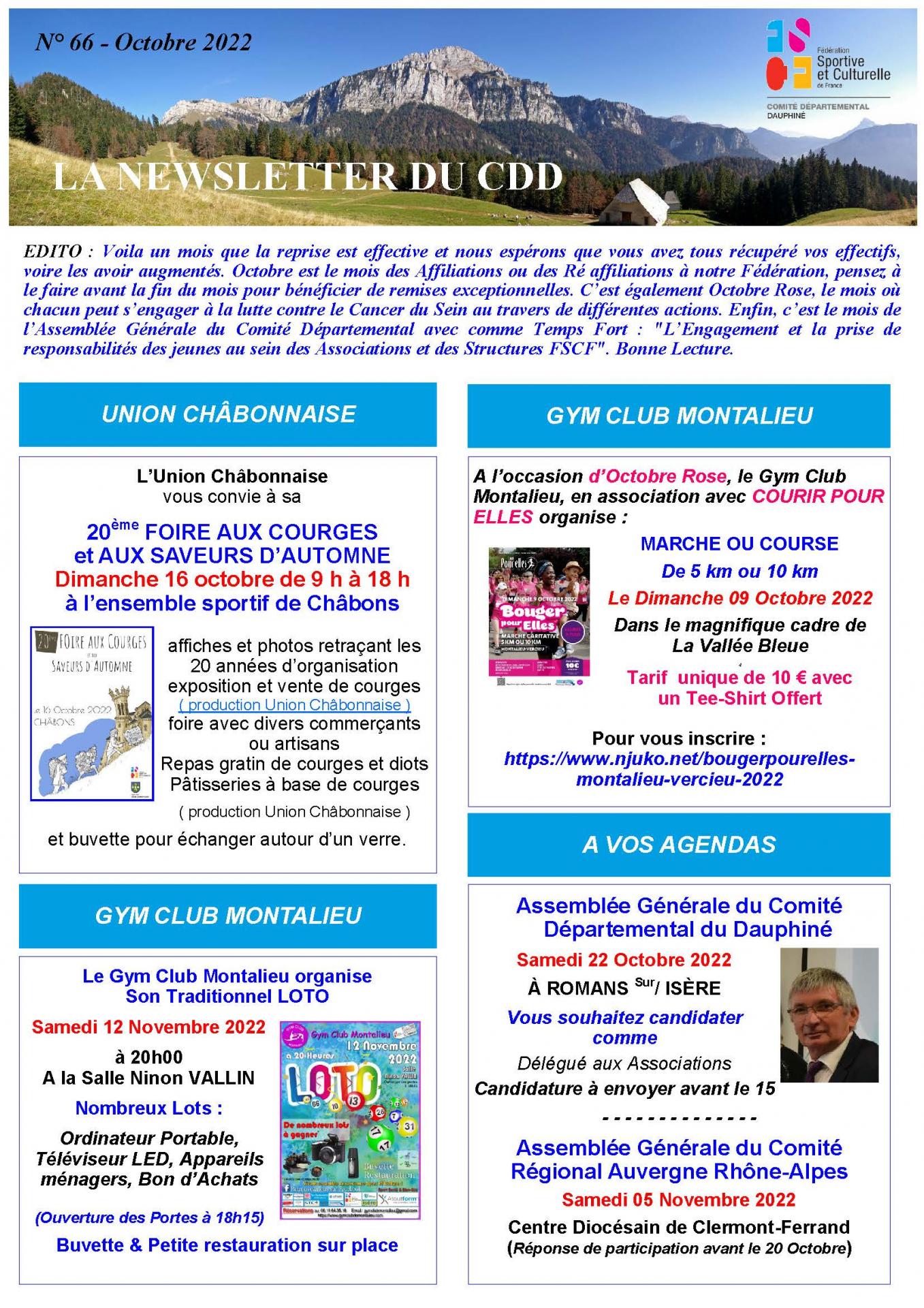 Newsletter n66 10 2022 page 1