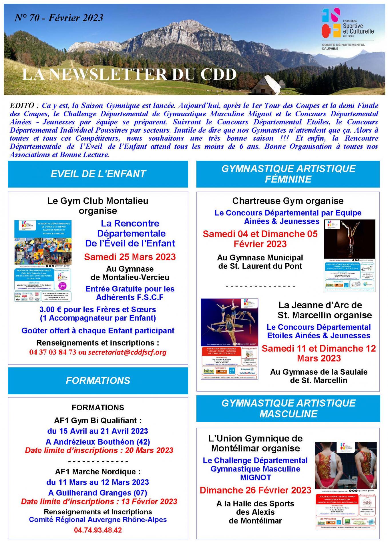 Newsletter n70 02 2023 page 1