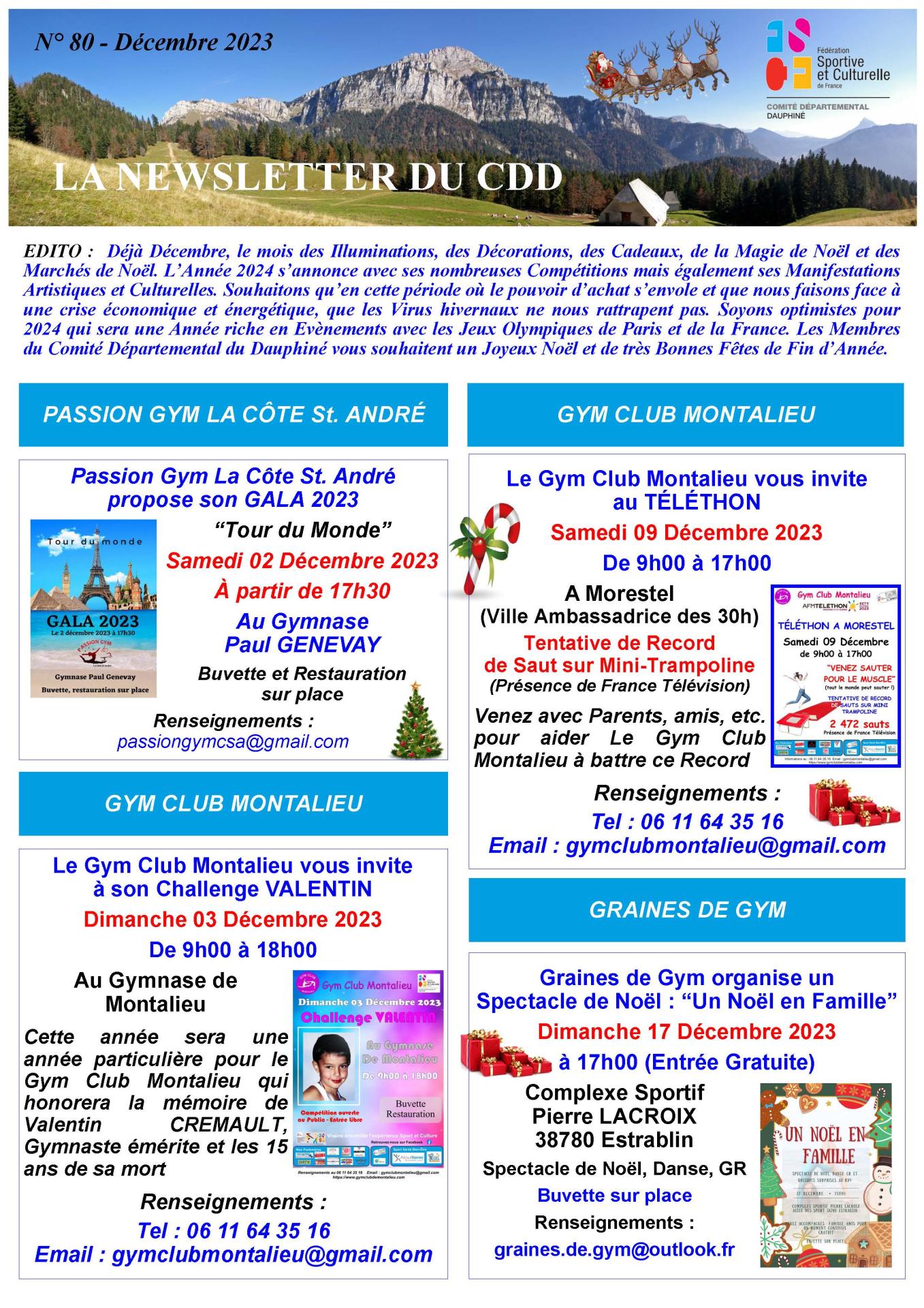 Newsletter n80 12 2023 page 1