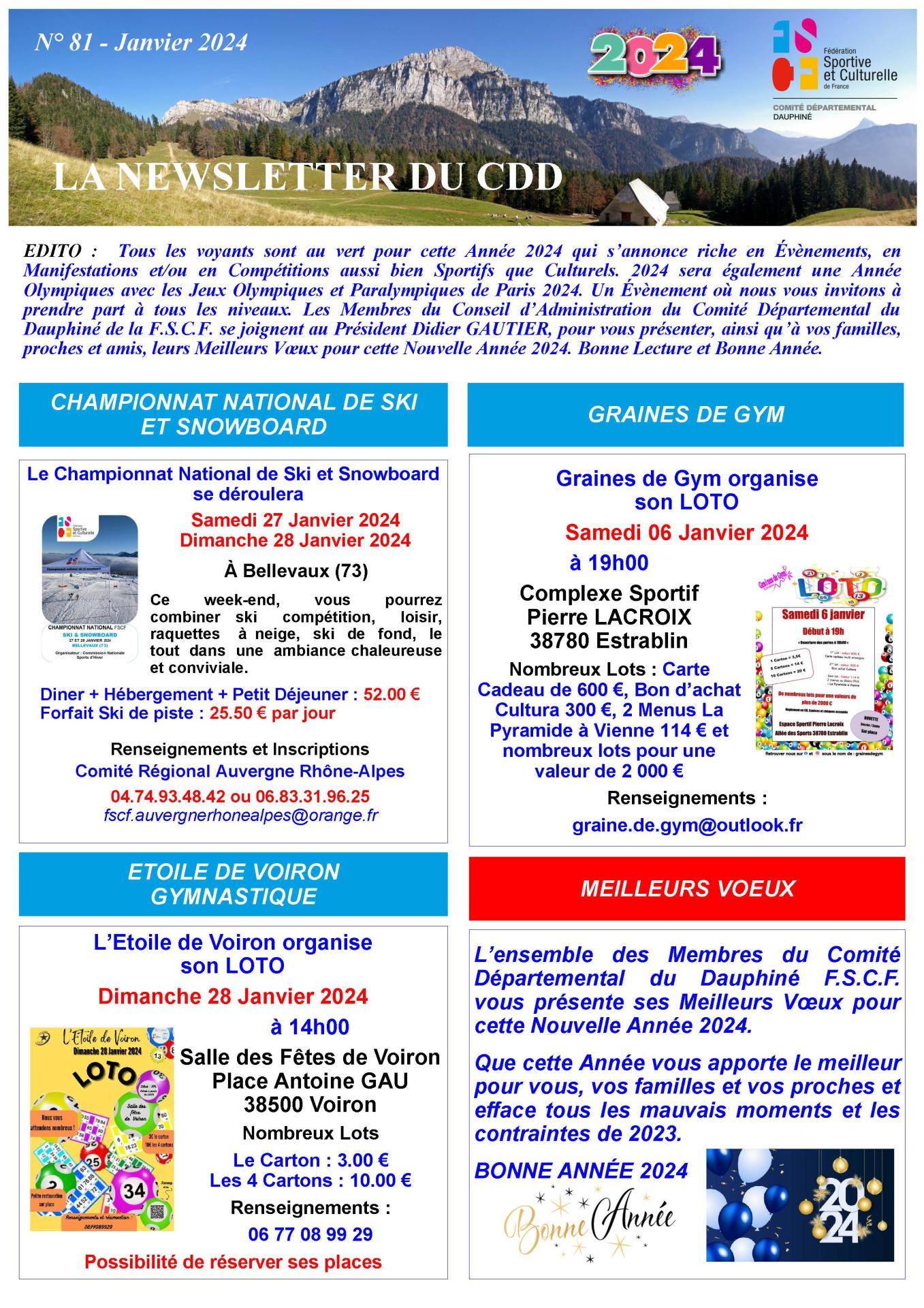 Newsletter n81 01 2024 page 1