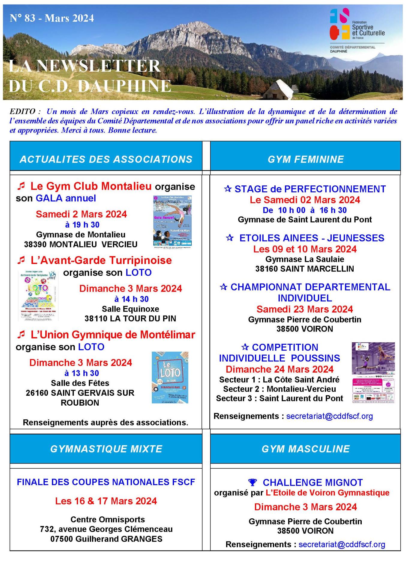 Newsletter n83 03 2024 page 1