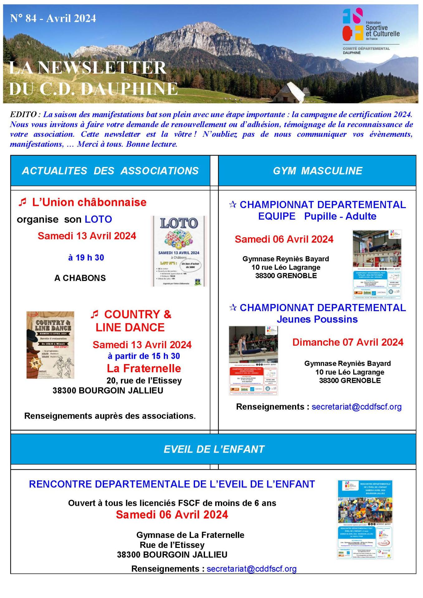 Newsletter n84 04 2024 page 1