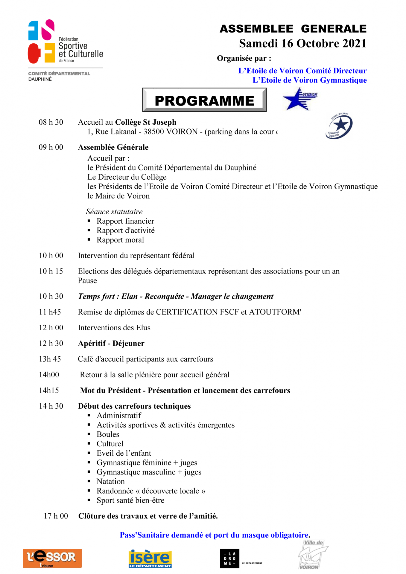 Programme ag 2021
