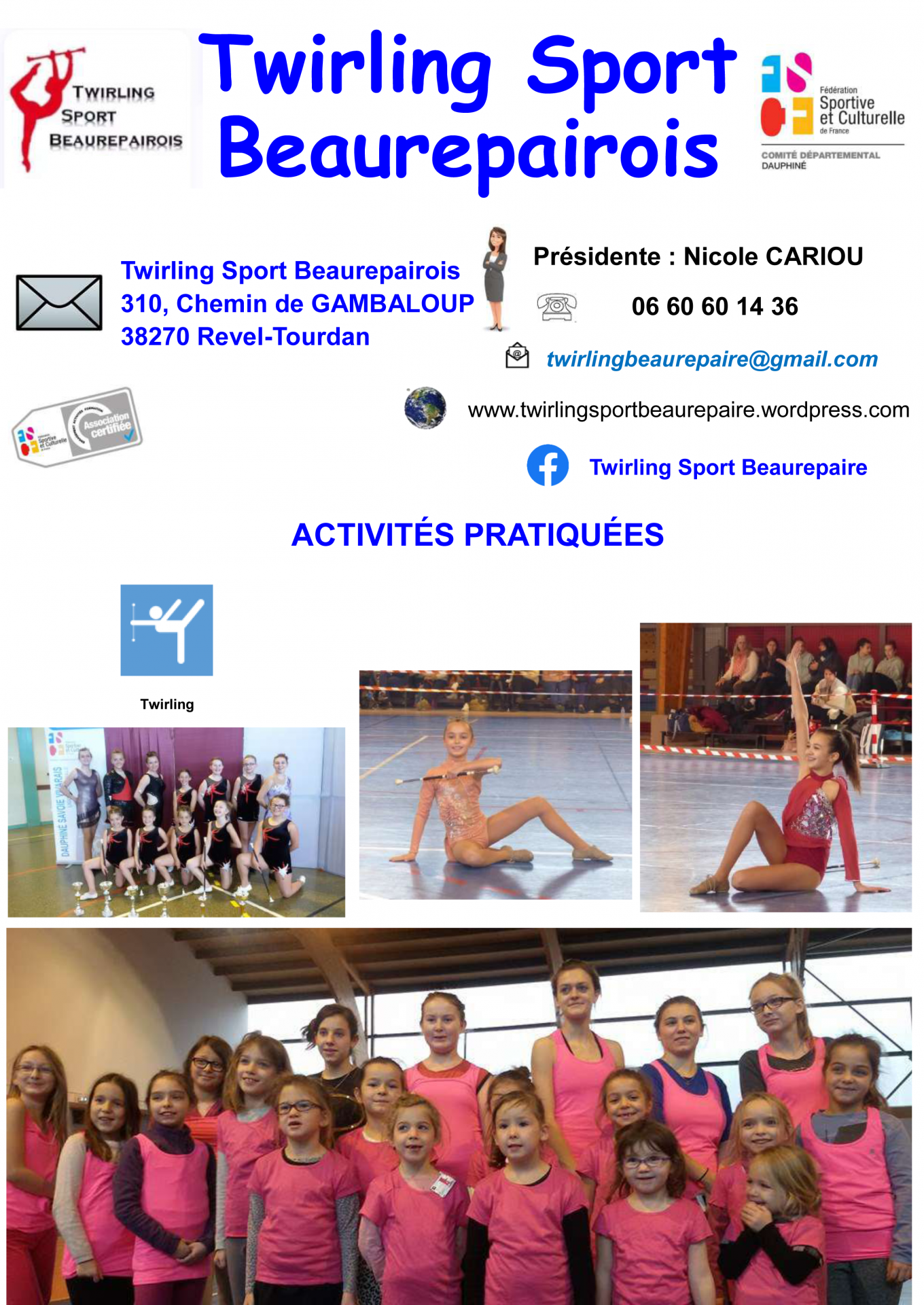 Twirling sport beaurepairois